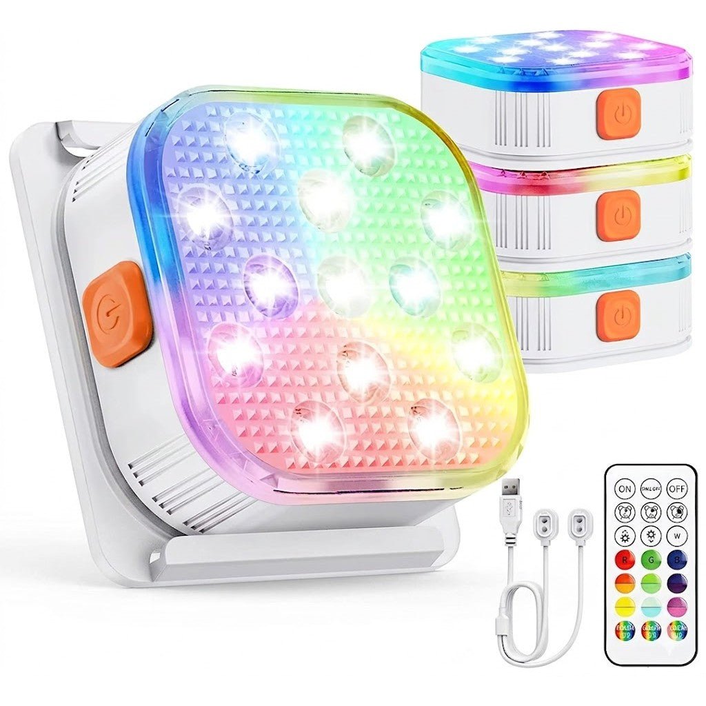 Submersible Pool Light Rechargeable RGB LED with Remote Control