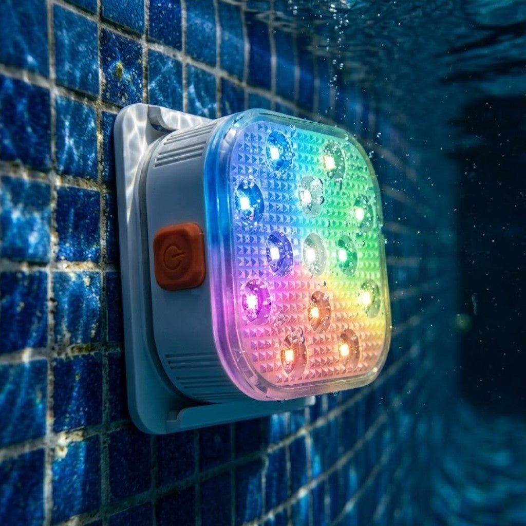 Submersible Pool Light Rechargeable RGB LED with Remote Control