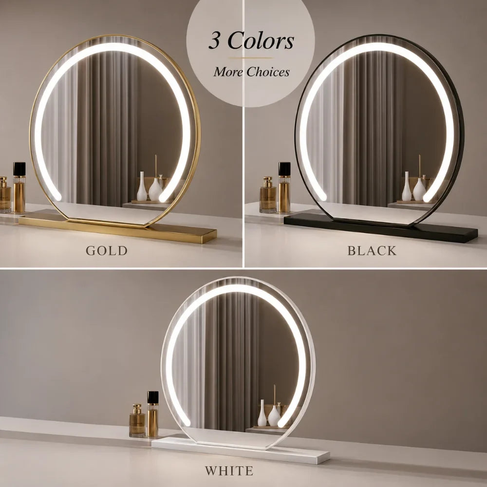 Vanity Makeup Mirror 15x Magnification Touch with LED Lights