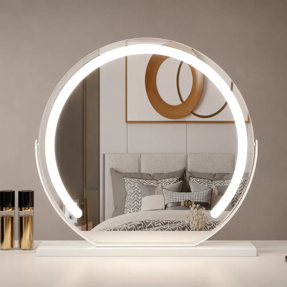 Vanity Makeup Mirror 15x Magnification Touch with LED Lights