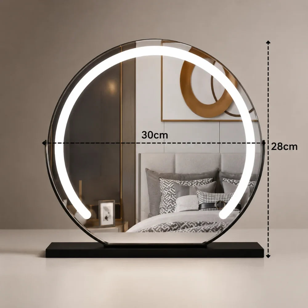 Vanity Makeup Mirror 15x Magnification Touch with LED Lights