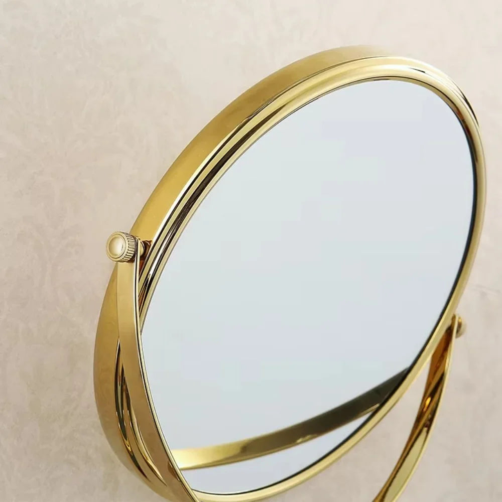 Wall Mounted Double Sided Makeup Mirror – Extending Folding Dual-Arm Bracket