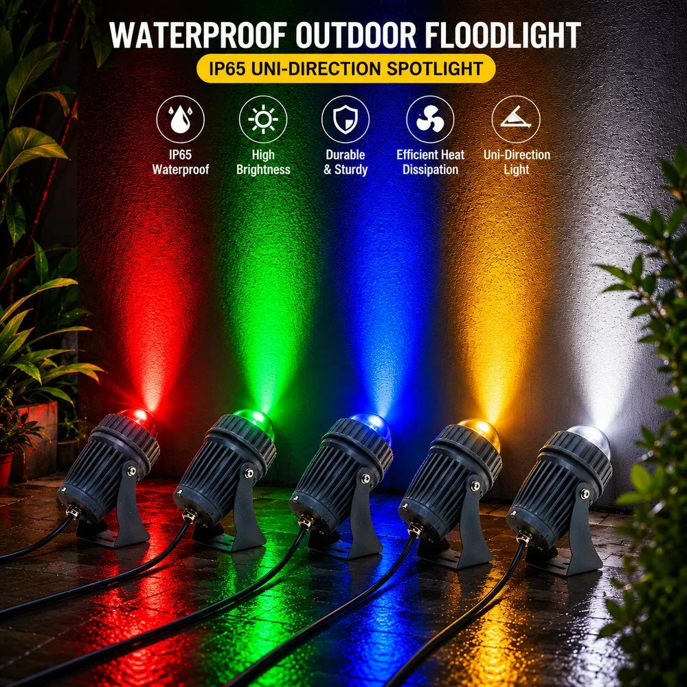 Waterproof Outdoor Floodlight IP65 Uni-Direction Spotlight