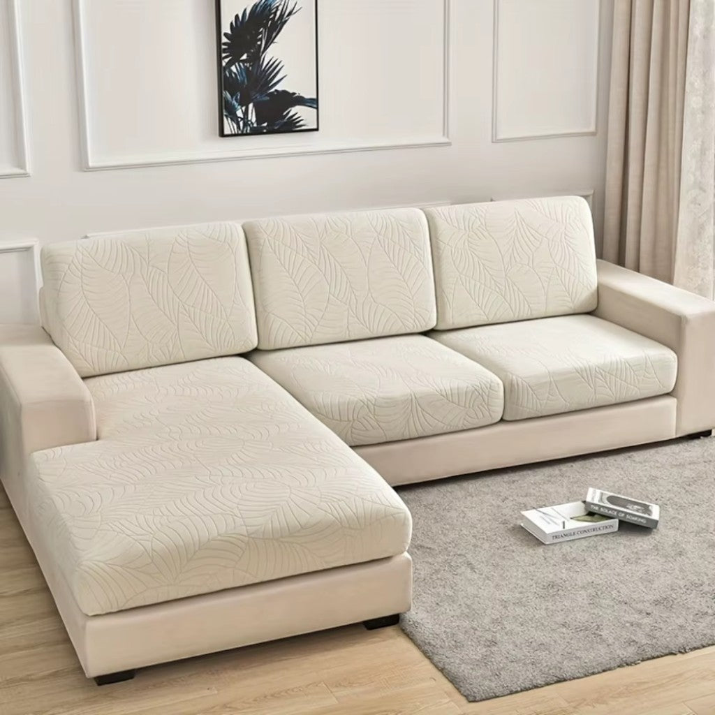 Waterproof Sofa Cushion Cover Stretch Chenille - Non-Slip Elastic Fit