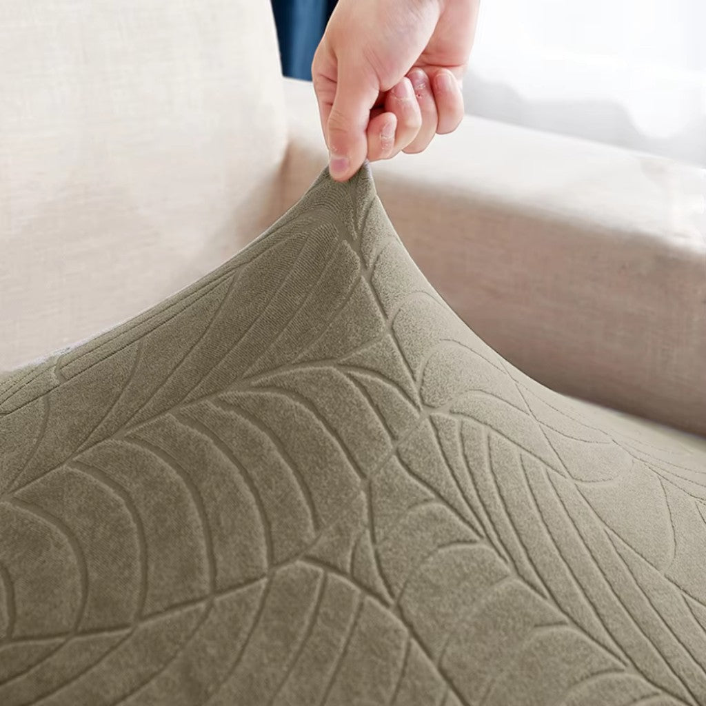 Waterproof Sofa Cushion Cover Stretch Chenille - Non-Slip Elastic Fit