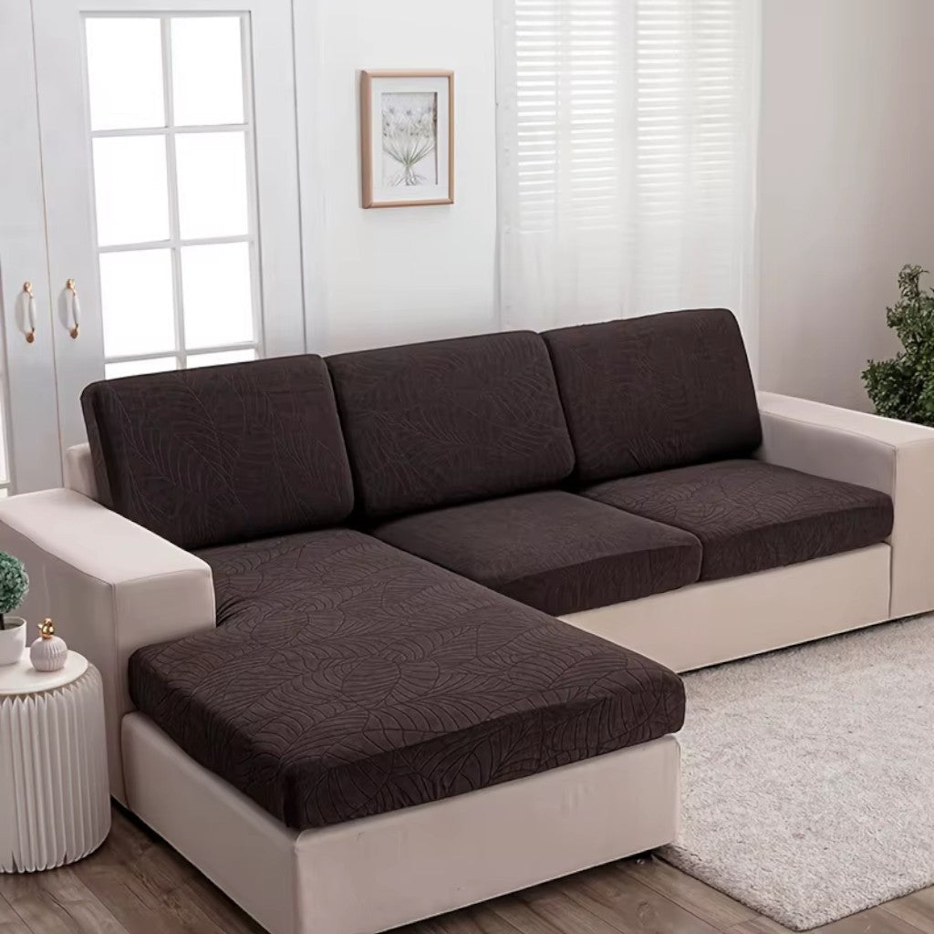 Waterproof Sofa Cushion Cover Stretch Chenille - Non-Slip Elastic Fit