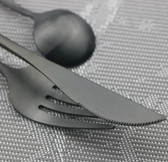 30-Piece Minimalist Cutlery Set - Elegant Stainless Steel Flatware