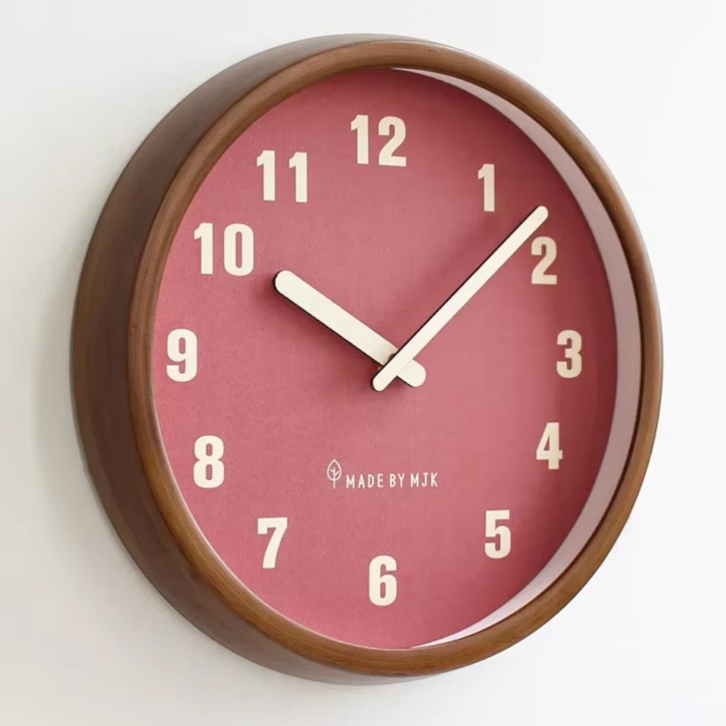 ArborFrame Solid Wood Silent Wall Clock