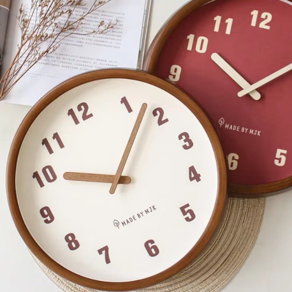 ArborFrame Solid Wood Silent Wall Clock