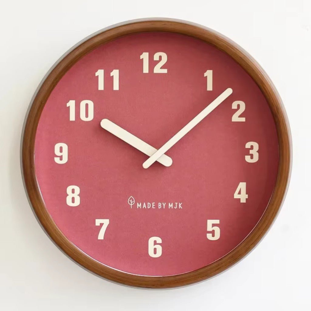 ArborFrame Solid Wood Silent Wall Clock