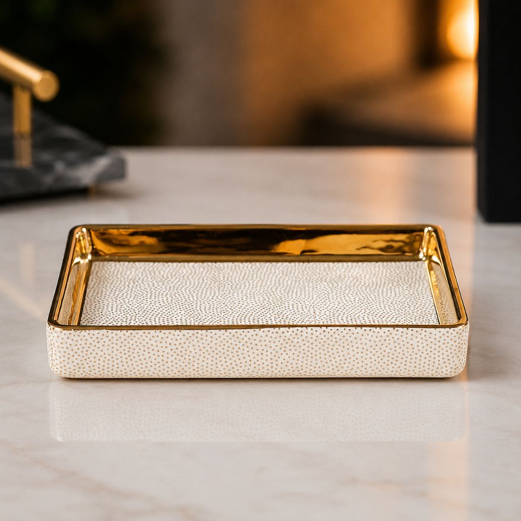 Bathroom Accessories Set – Luxurious Ceramic for Elegant Organisation