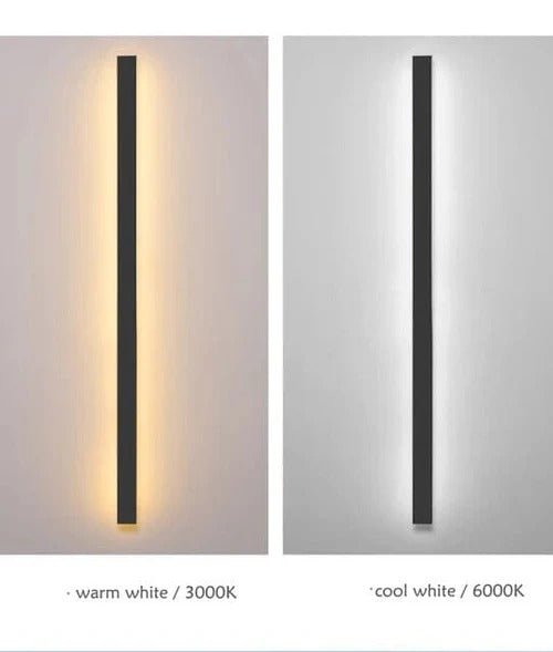 Black LED Strip Outdoor Light