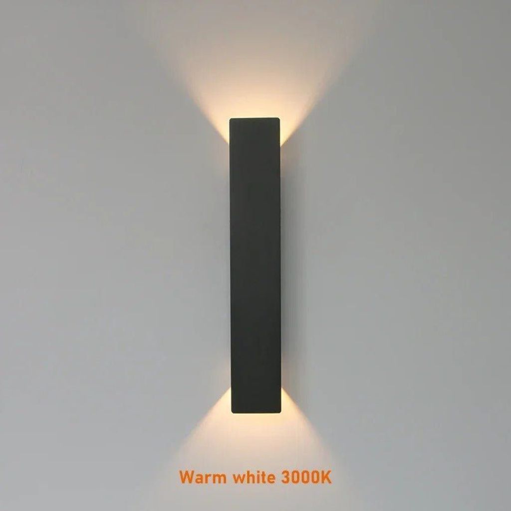 Black Weatherproof LED Wall Lights - Outdoor Style and Durability