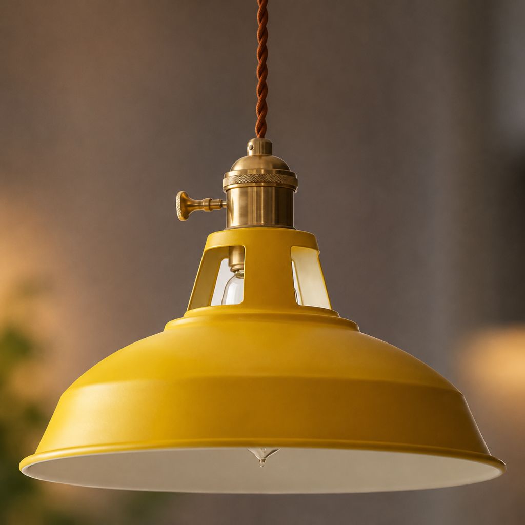 Classic Industrial Metal Pendant Light