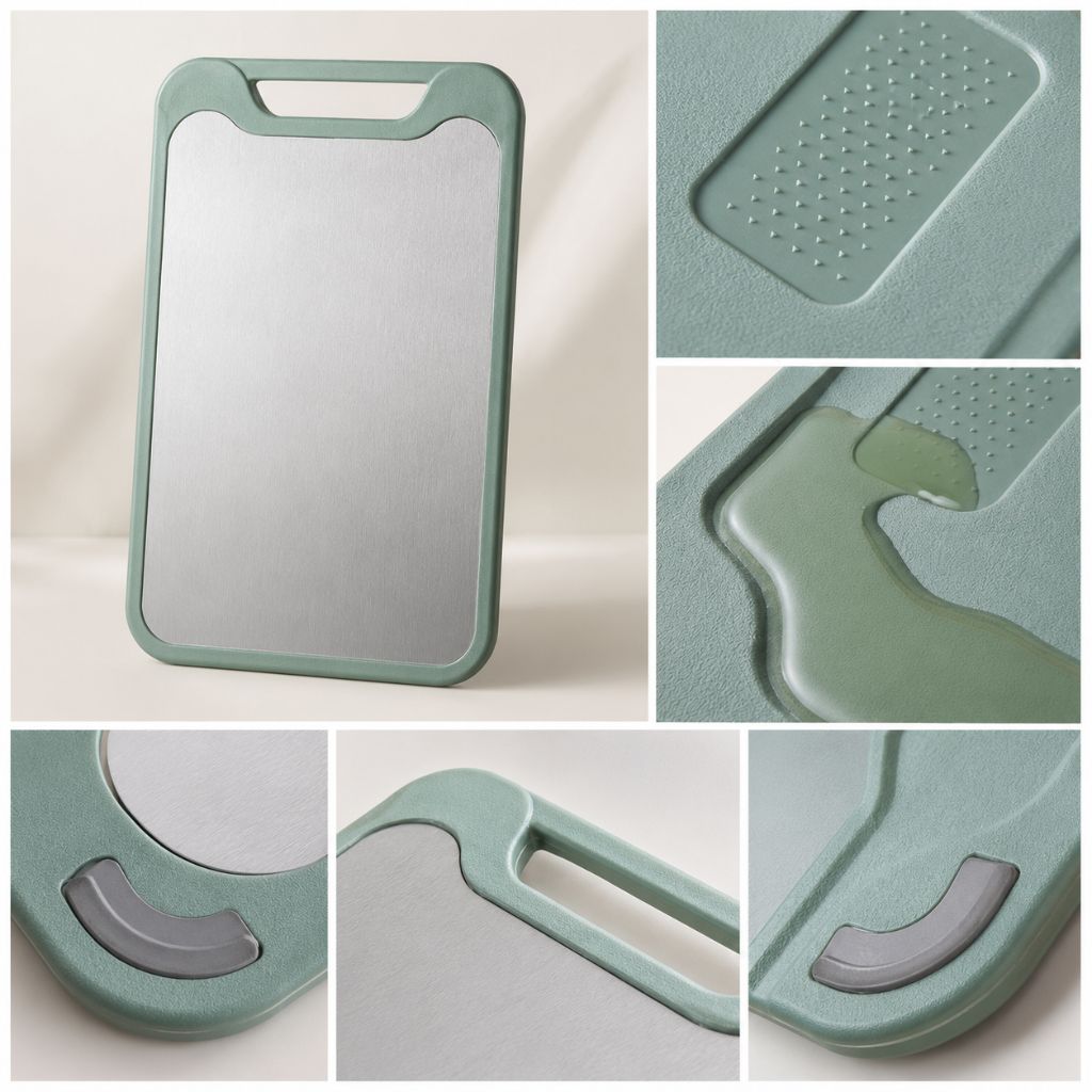 Double Sided Stainless Steel Cutting Board