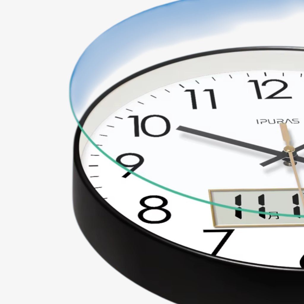 EcoDial Smart Wall Clock with Thermometer