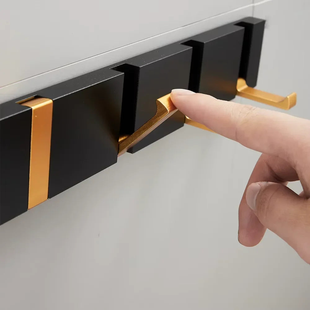 Foldable Wall Hook | Minimalist Stainless Steel – 2 to 6 Hooks