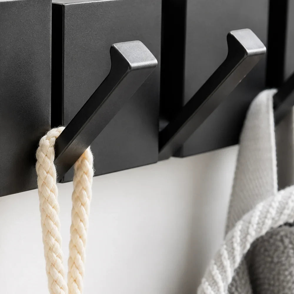 Foldable Wall Hook | Minimalist Stainless Steel – 2 to 6 Hooks