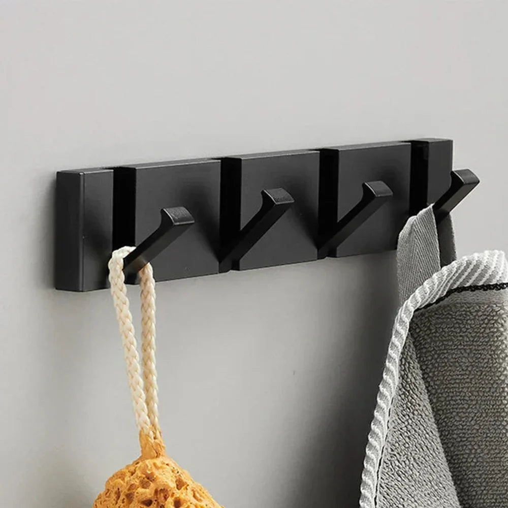 Foldable Wall Hook | Minimalist Stainless Steel – 2 to 6 Hooks