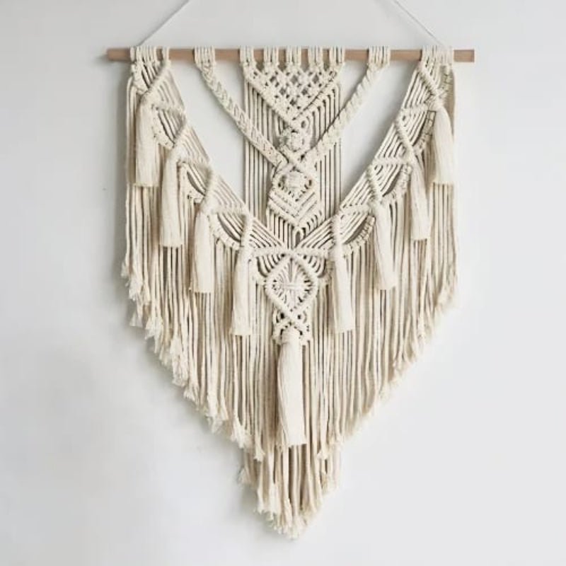 Hand-Woven Boho Macramé Wall Hanging