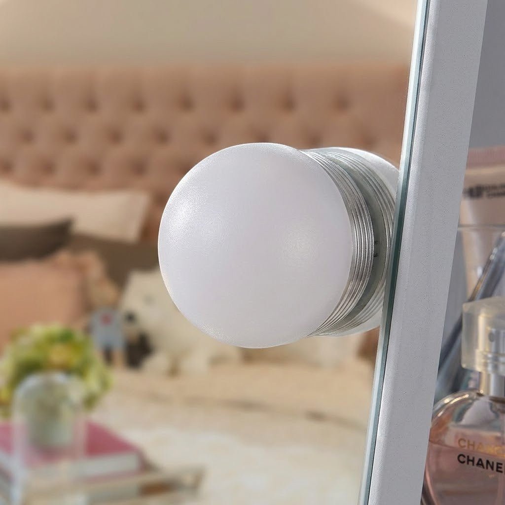 Hollywood Vanity Mirror with LED Bulbs 360° Rotation