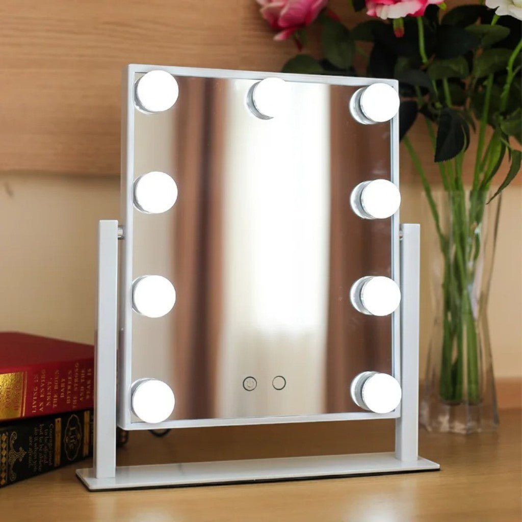 Hollywood Vanity Mirror with LED Bulbs 360° Rotation