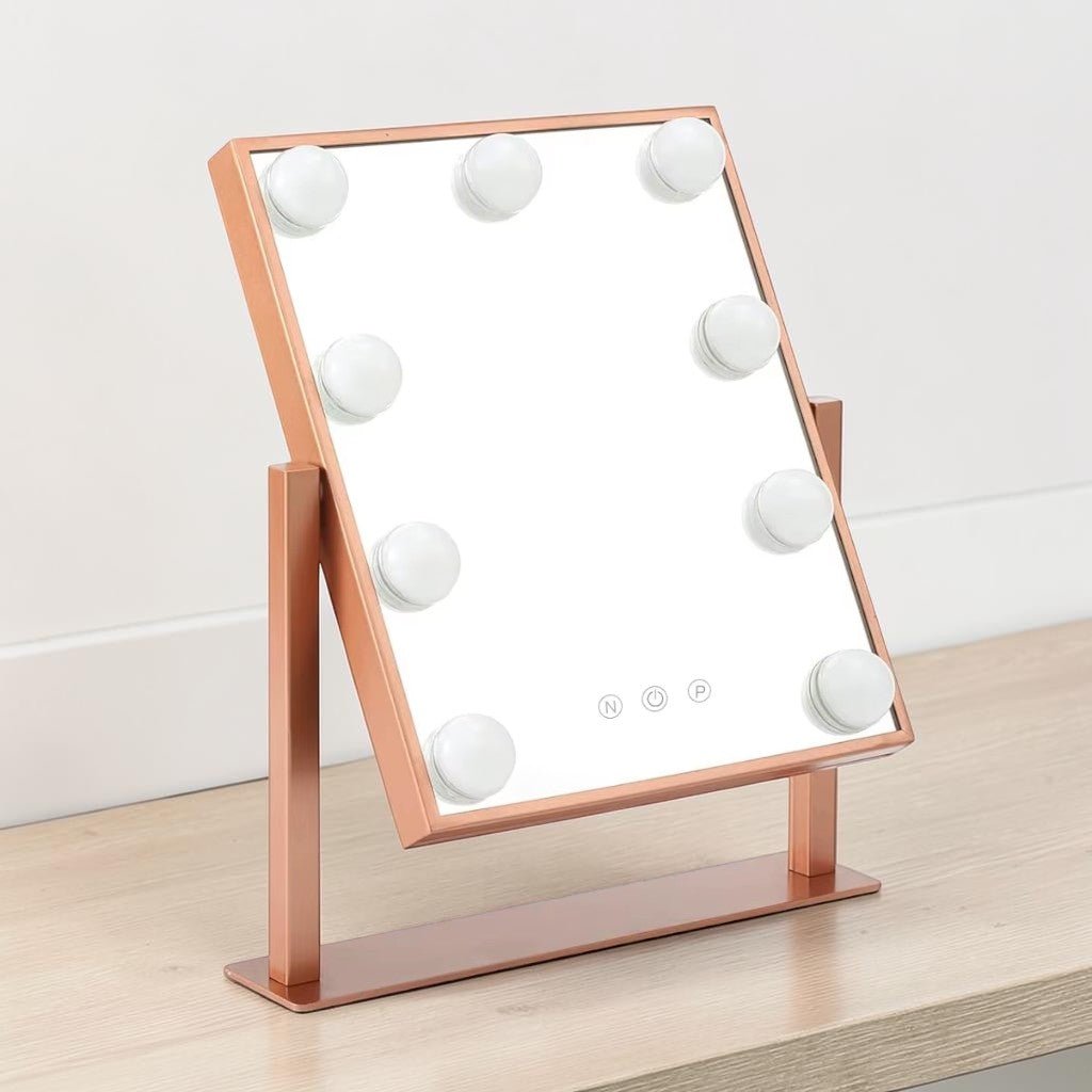 Hollywood Vanity Mirror with LED Bulbs 360° Rotation