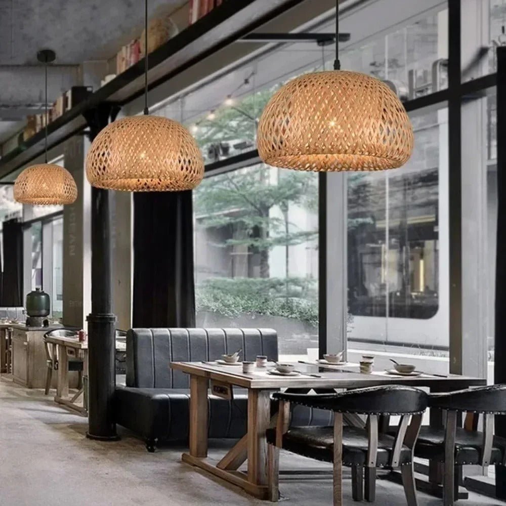 Hygge Hanging Rattan Light