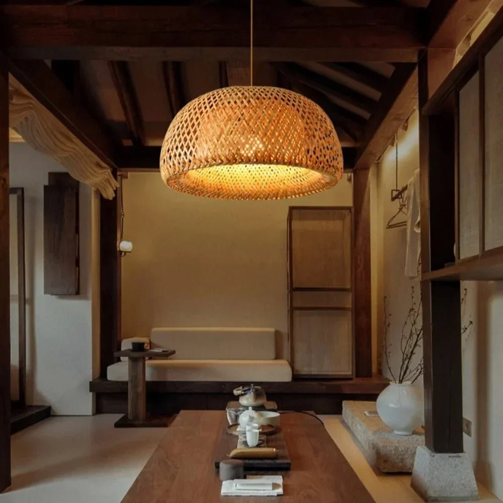 Hygge Hanging Rattan Light