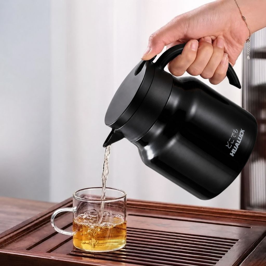 Insulated Teapot with Built-in Infuser and Ceramic Stainless Steel Liners