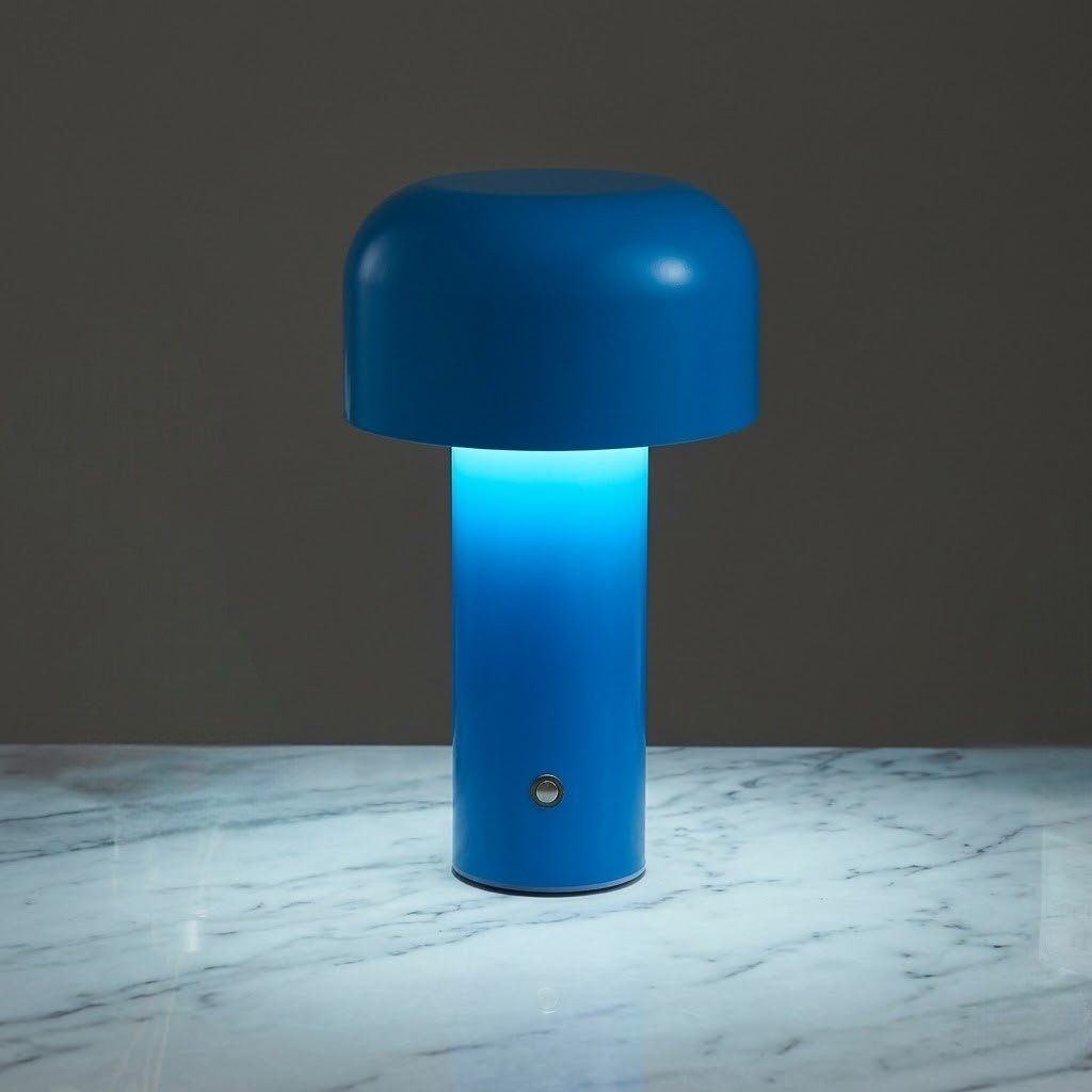 Italian Cordless Table Lamp with Tricolor Dimming