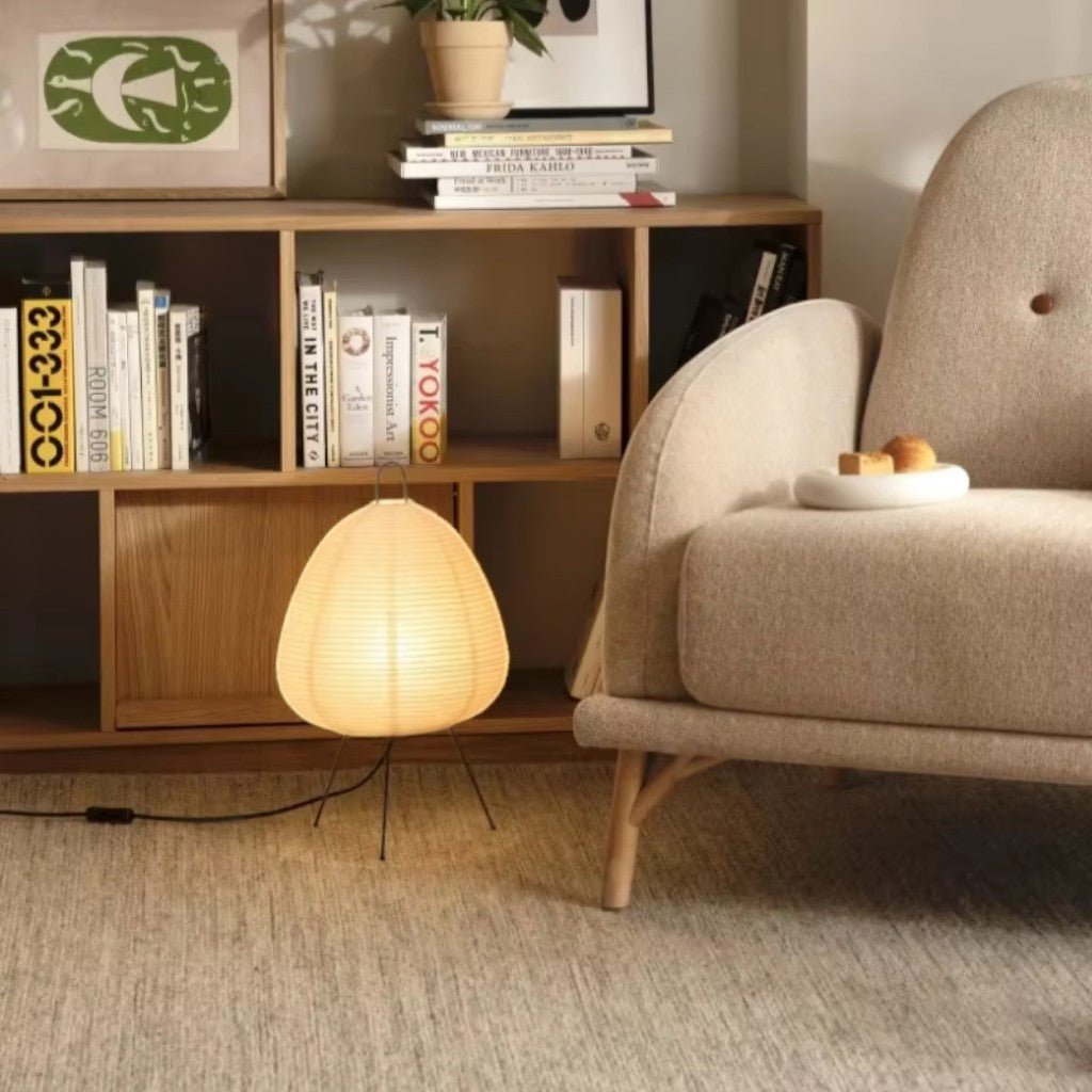 Japanese Paper Lantern Floor Lamp | Stand Light for Home