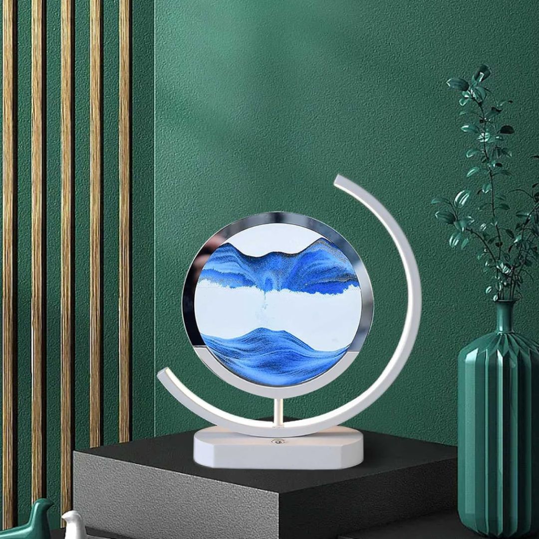 lluminated Sandscapes Art for Tranquil Home Decor