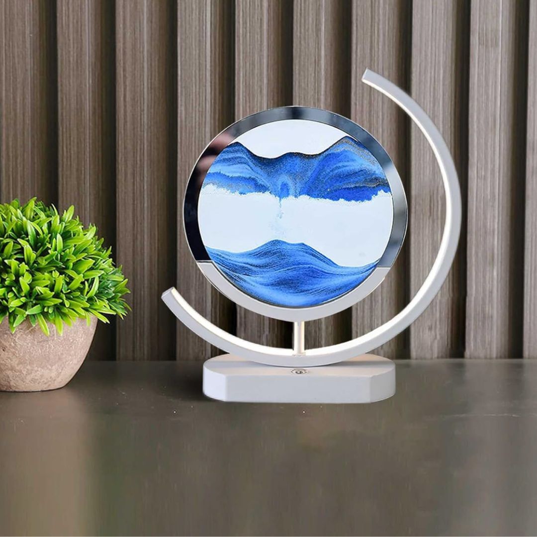 lluminated Sandscapes Art for Tranquil Home Decor