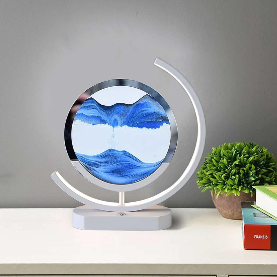 lluminated Sandscapes Art for Tranquil Home Decor