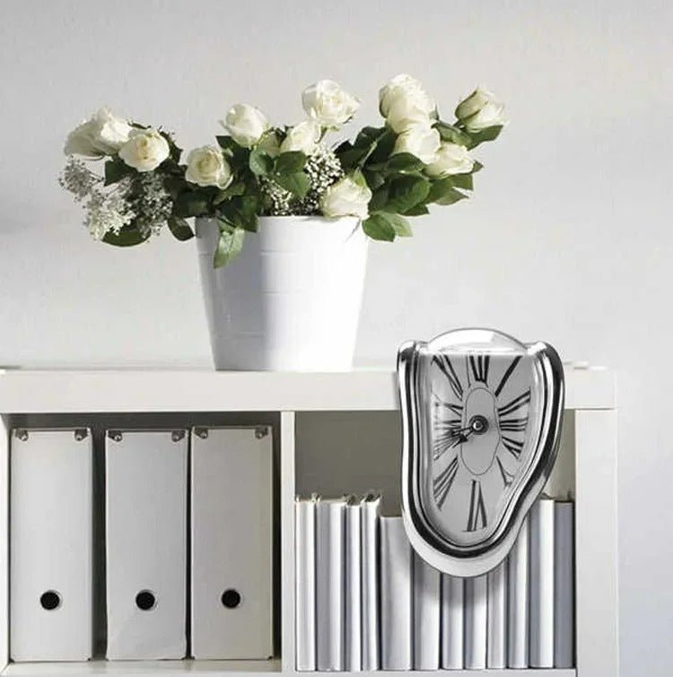 Melting Clock Surrealism Style Decor