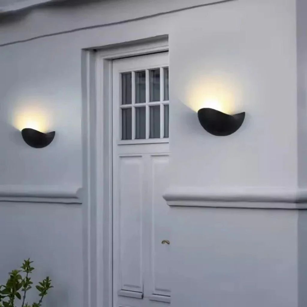 Minimalist Half-Round LED Wall Light