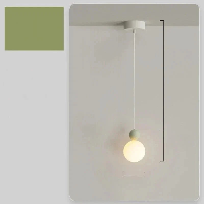 Minimalist Nordic Globe Pendant Light