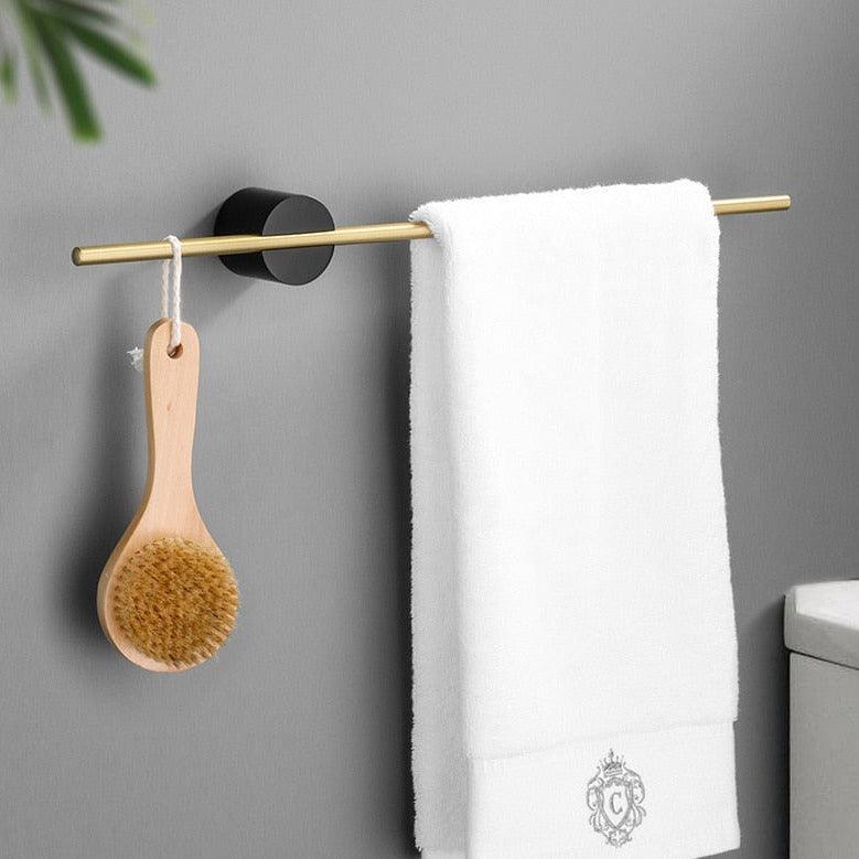 Minimalist Wall-Mounted Towel Bar