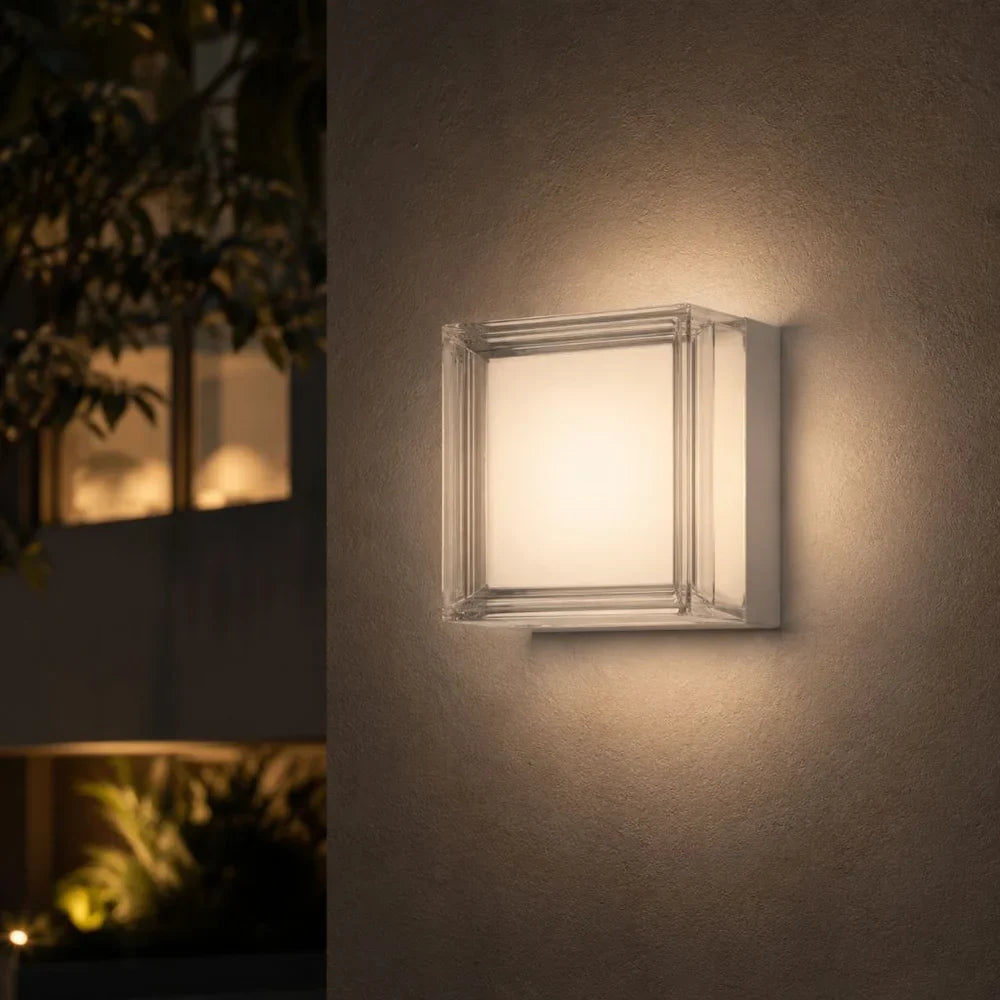 Modern LED Wall Lamp Square IP65 Indoor Outdoor Sconce