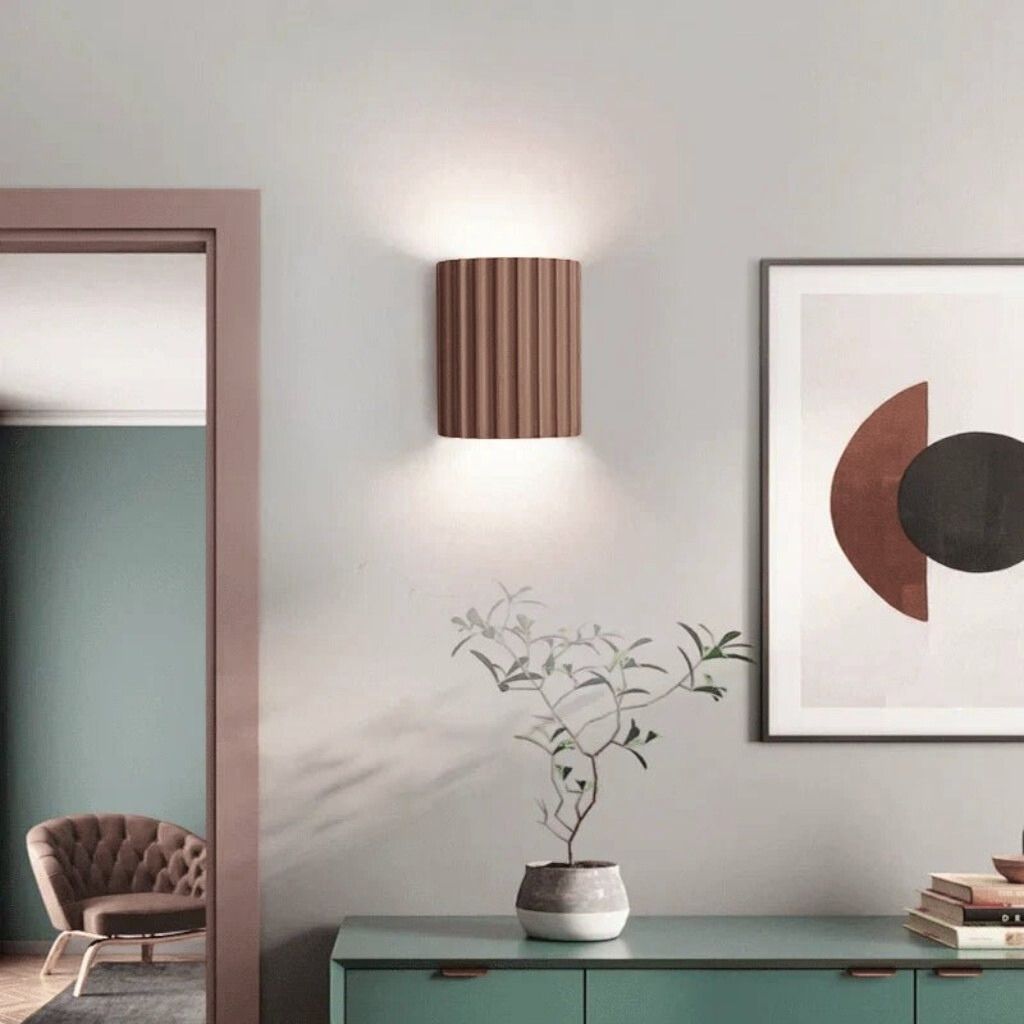 Nordic Minimalist LED Wall Lamp - Macaron Resin
