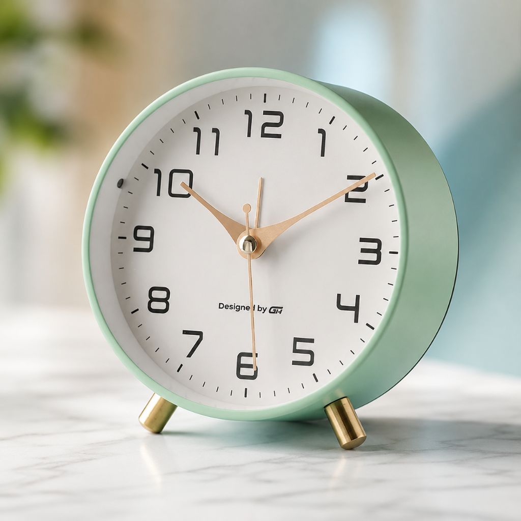 NordTime - Modern Scandinavian Silent Table Clock
