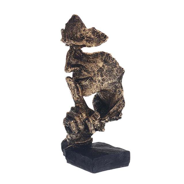 Odin's Faces Sculpture – Nordic-Inspired Decor