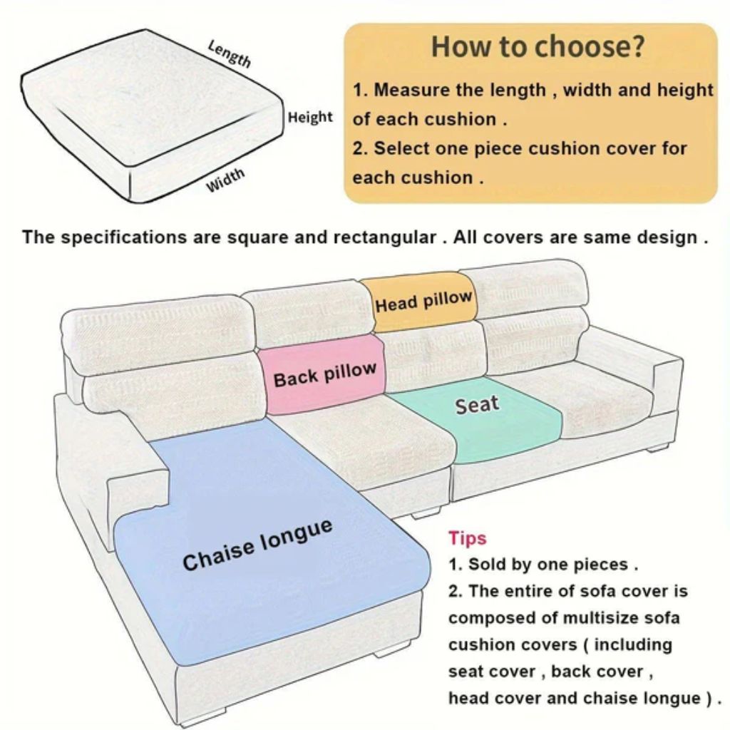 Pet Friendly Stretch Sofa Cover Washable Furniture Protector