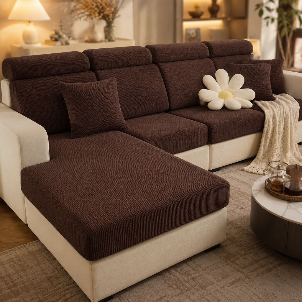 Pet Friendly Stretch Sofa Cover Washable Furniture Protector