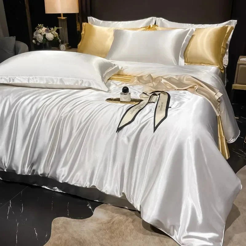 Silk Bedding Set Soft and Breathable