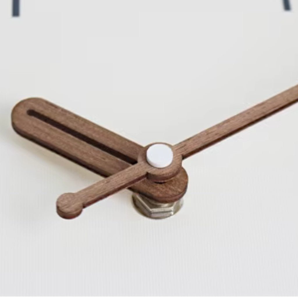 SoftOrb Scandinavian Cream Silent Wall Clock