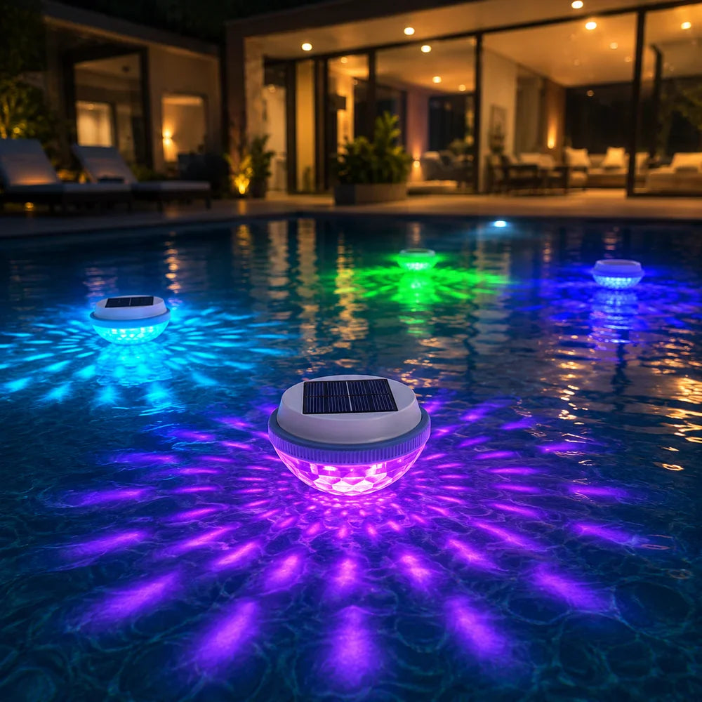 Solar Floating Pool Light RGB IP65 Waterproof Colour Changing Lamp