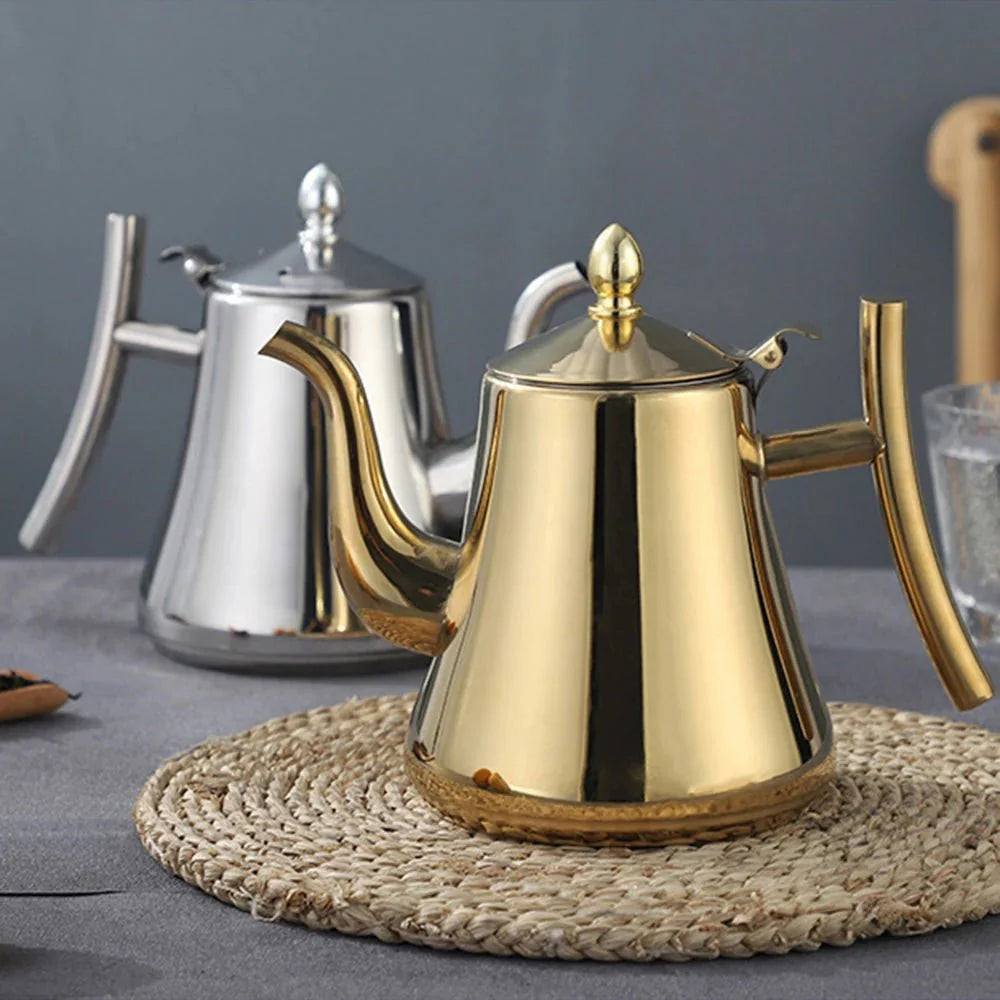 Stainless Steel Kettle with Built-in Filter