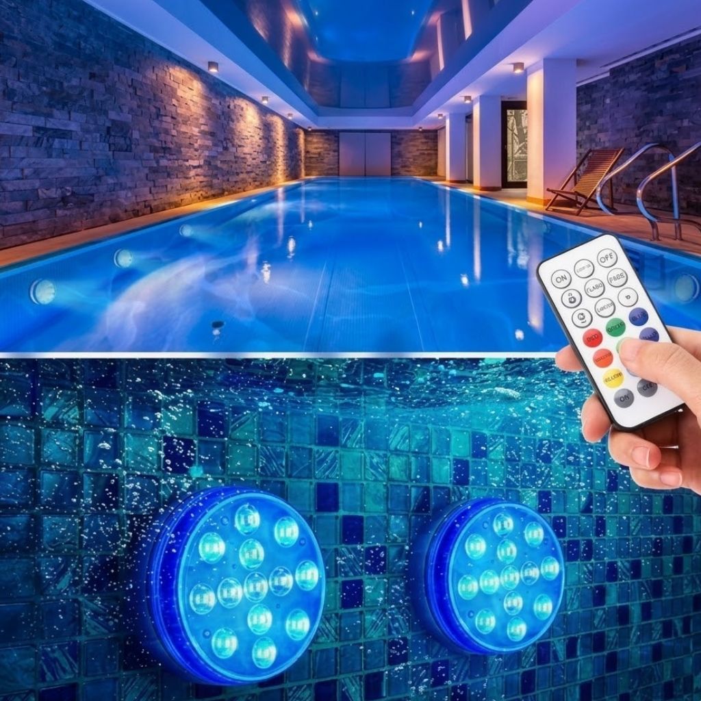 Submersible Pool LED Light with Remote Control - Lattea